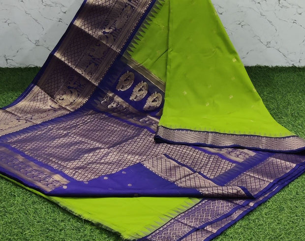 Parrot Green Gadwal Pattu 2 F5-3