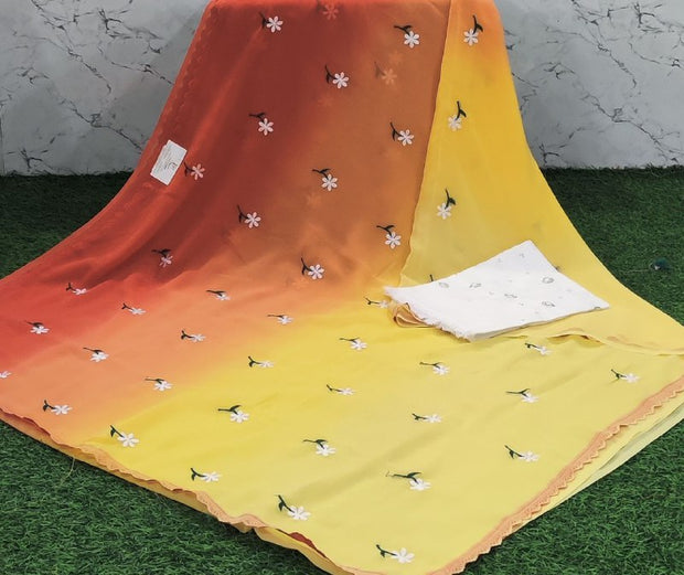 Yellow Georgette 10 I5-11E