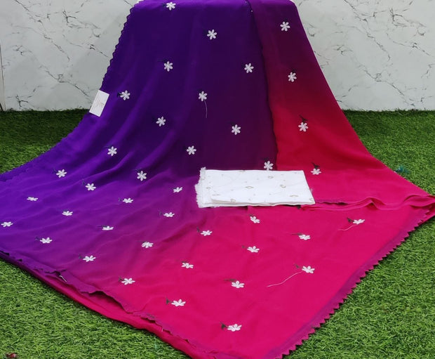 Purple Georgette 10 I5-9E