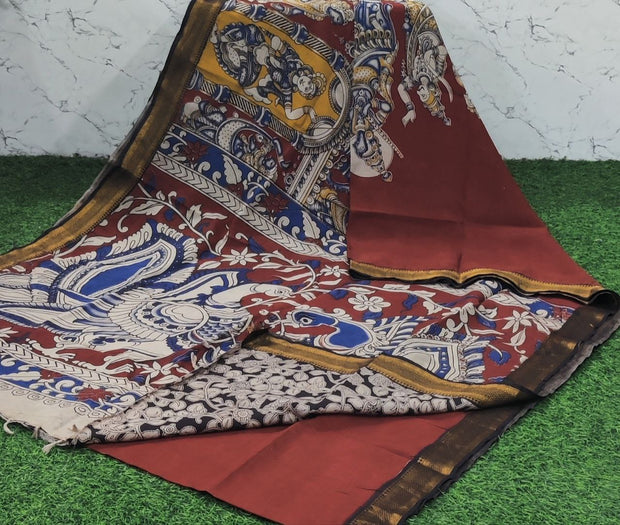 Maroon Kalamkari 7 F5-3
