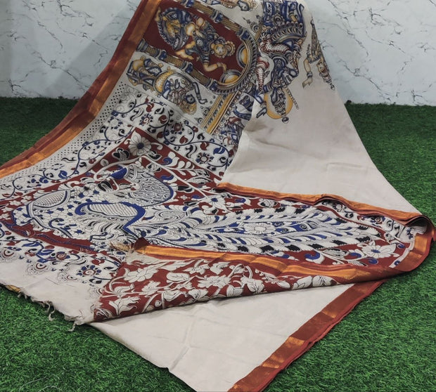 Cream Kalamkari 7 F5-4