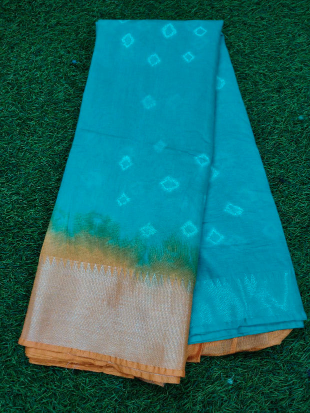 Blue Shibori Mangalgiri 12 I5-10E