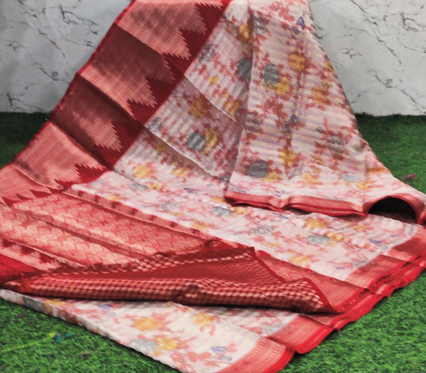 Red Mysore Crepe 14 I5-10