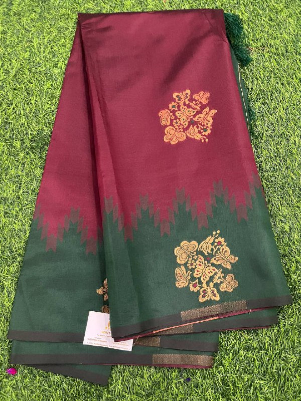 Brown LW Kanchi Pattu 16 I5-6E