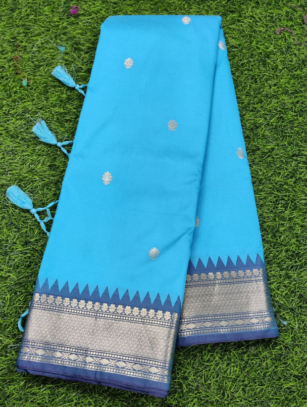 Blue LW Kanchi Pattu 16 I5-5E