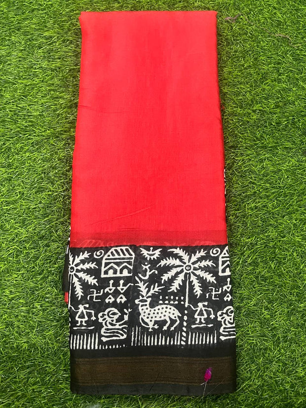Red Chanderi 17 I5-6E