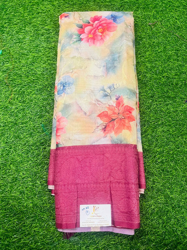 Cream Chanderi 17 I5-2E