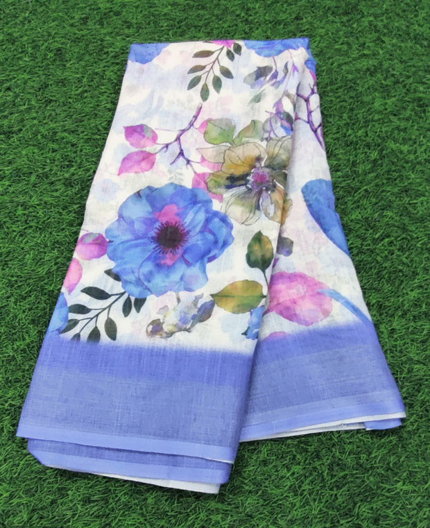 Blue Linen Voile 8 C5-1E