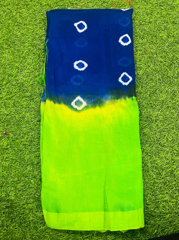 Blue Shibori Mangalgiri 25 I5-7