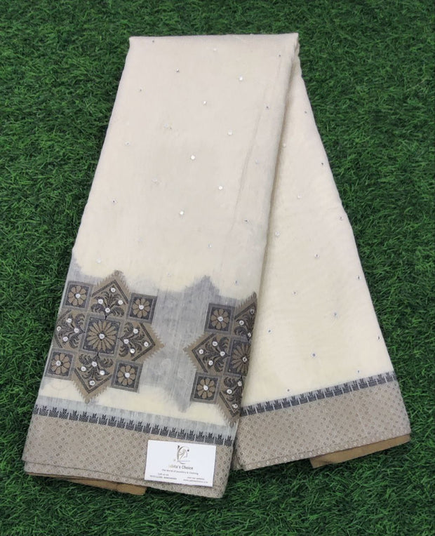 Cream Handloom Cotton 15 C5-10E