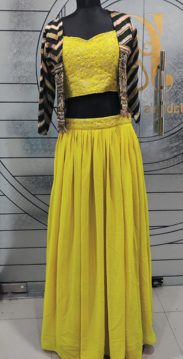 Yellow Lehenga Set 27 I5-5E