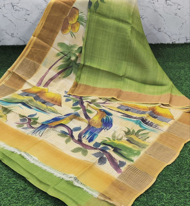 Green Desi Tussar 19 C5-3