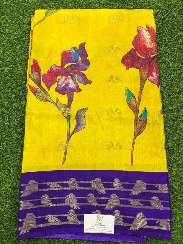 Yellow Mysore Crepe 29 I5-6E