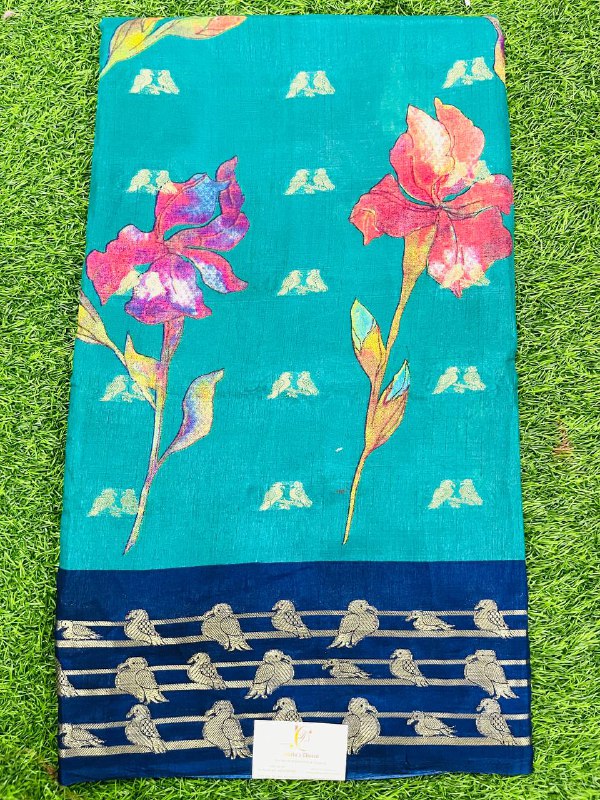 Rama Blue Mysore Crepe 29 I5-10E