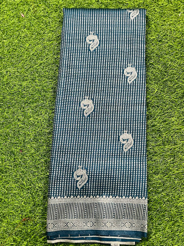Peacock Blue LW Kanchi Pattu 29 I5-4E