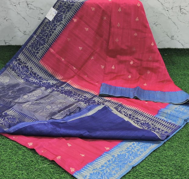 Tomato Pink Vidharba Silk 20 C5-11