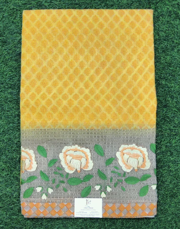 Yellow Embroidery Kota 20 C5-3E