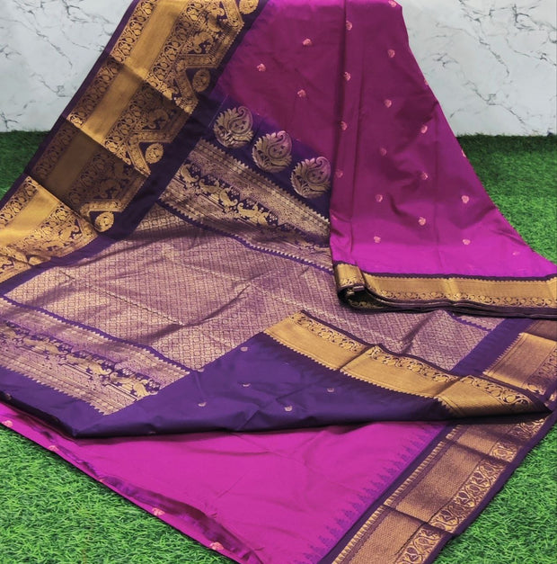 Rani Pink Handloom Gadwal Pattu 21 C5-2