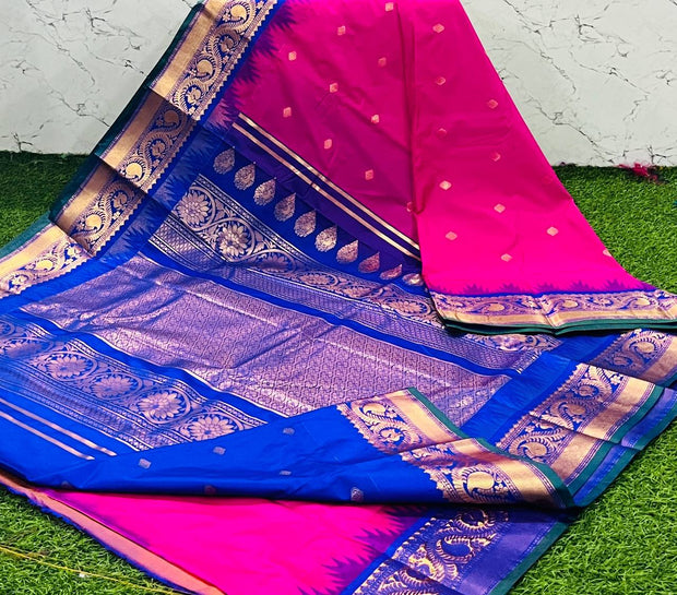 Pink Vintage Pattu 1 J5-5