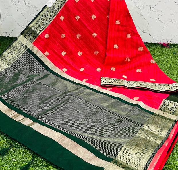 Red Varnika Pattu 30 I5-8E
