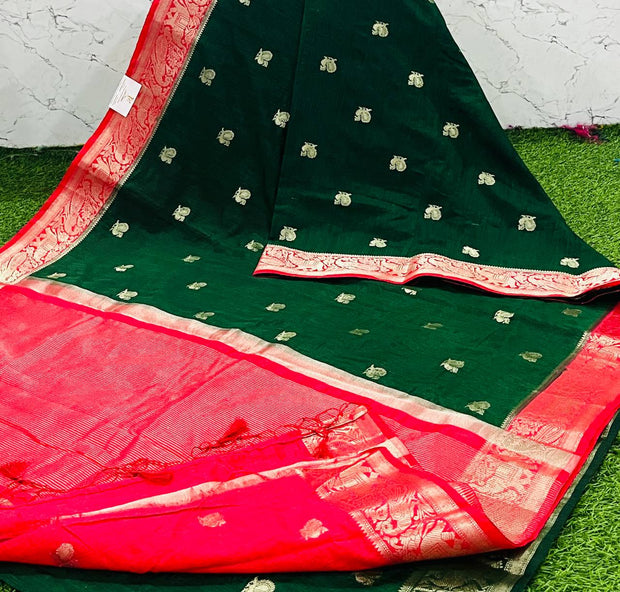 Green Varnika Pattu 30 I5-7E