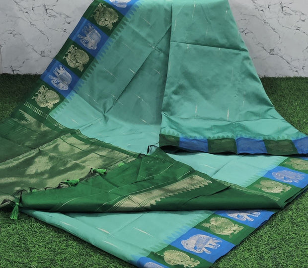 Lux Green LW Kanchi Pattu 27 F5-6