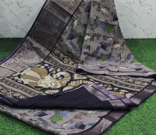 Beige Pichwai Silk Kota 28 F5-2