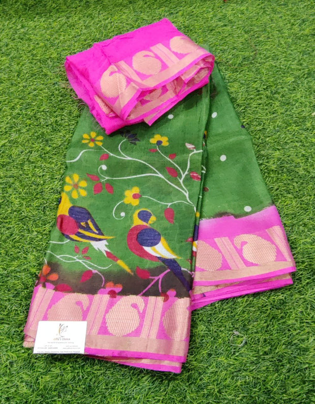 Green Kadhi Georgette 22 C5-4E