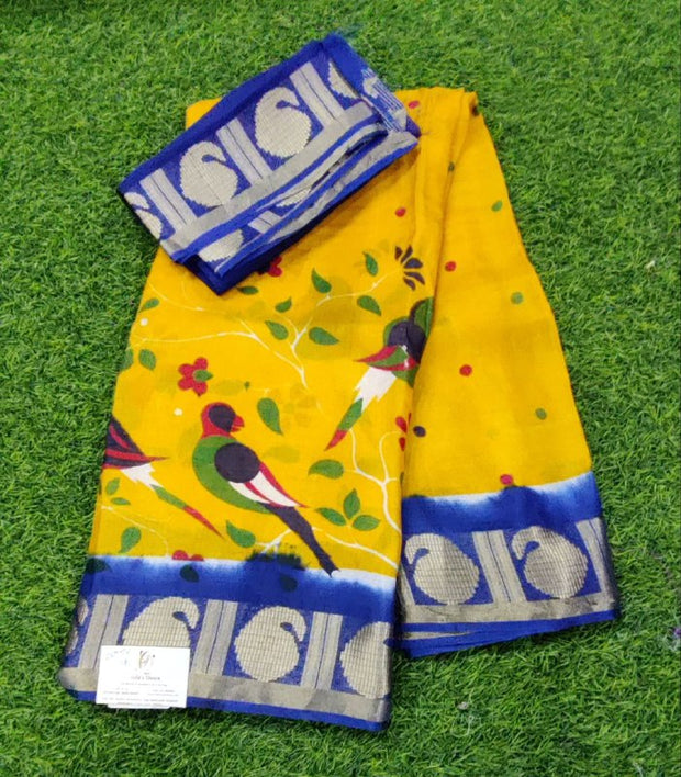 Yellow Kadhi Georgette 22 C5-3E