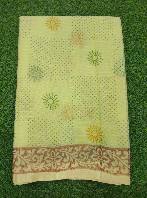 Yellow Kota Printed 24 C5-8E