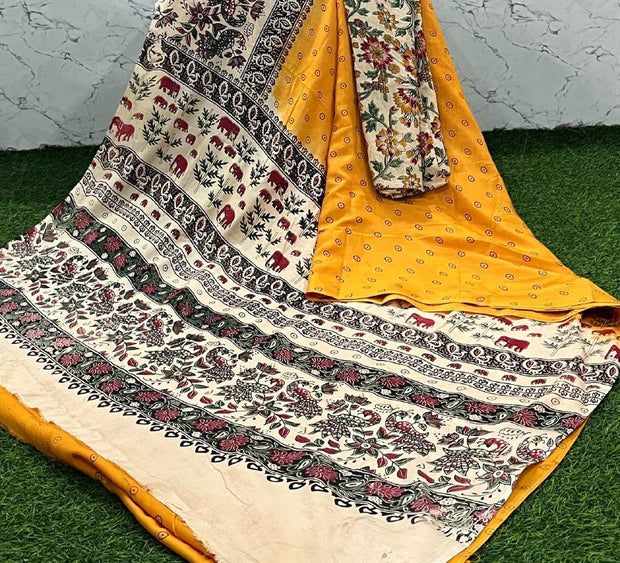 Yellow Crepe Georgette 24 C5-13