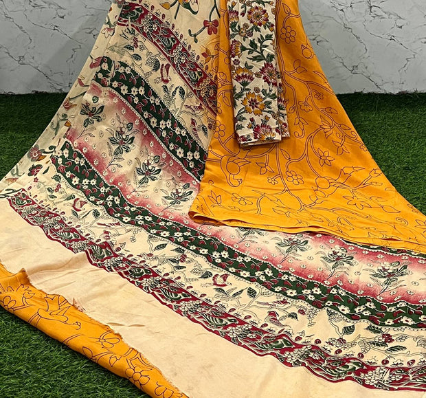 Yellow Crepe Georgette 24 C5-7