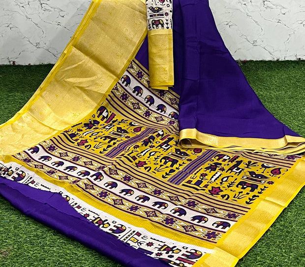 Purple Muslin Kota 5 J5-7