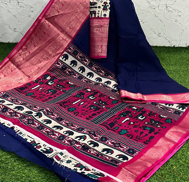 Blue Muslin Kota 5 J5-8