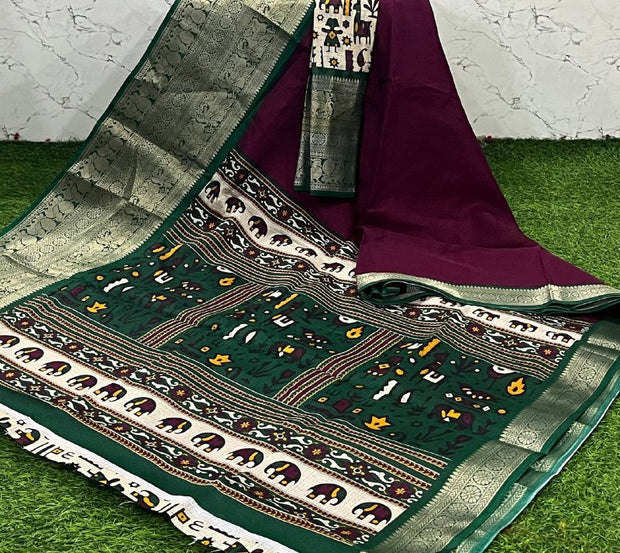 Maroon Muslin Kota 5 J5-2