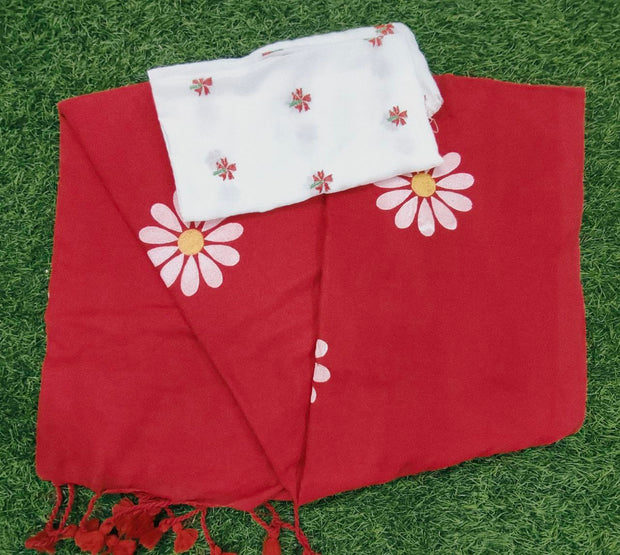 Red Handloom Cotton 28 C5-15E