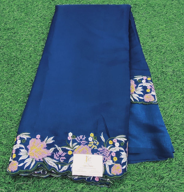 Blue Shimmer Georgette 9 J5-2E