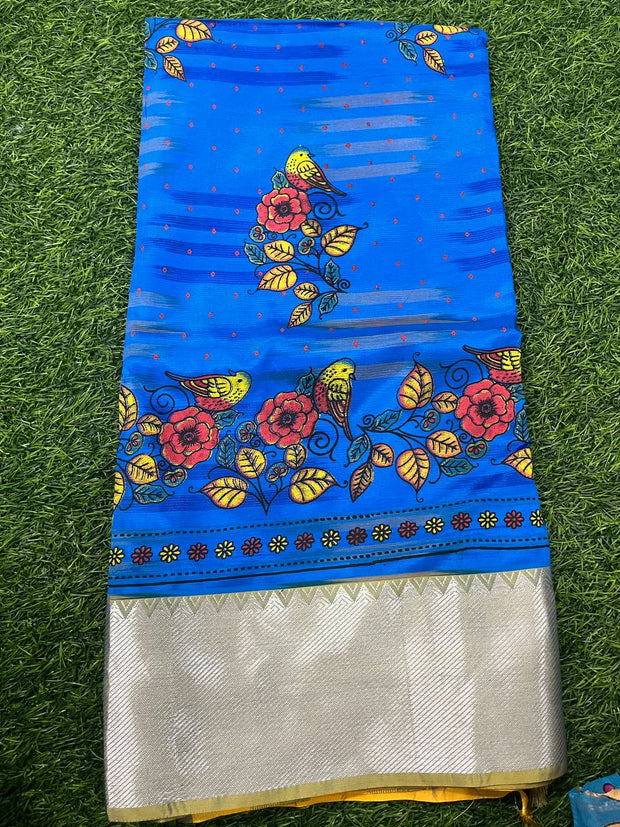 Blue Mangalgiri Pattu 10 J5-6E