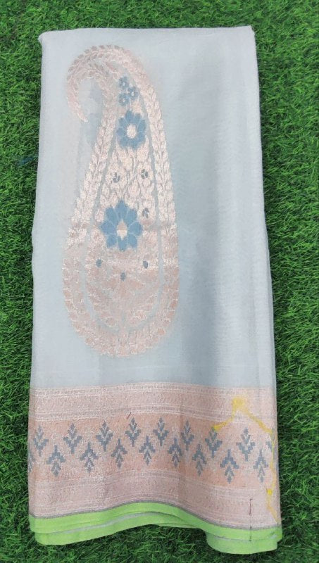 Lavender Grey Chanderi 11 JE-7E