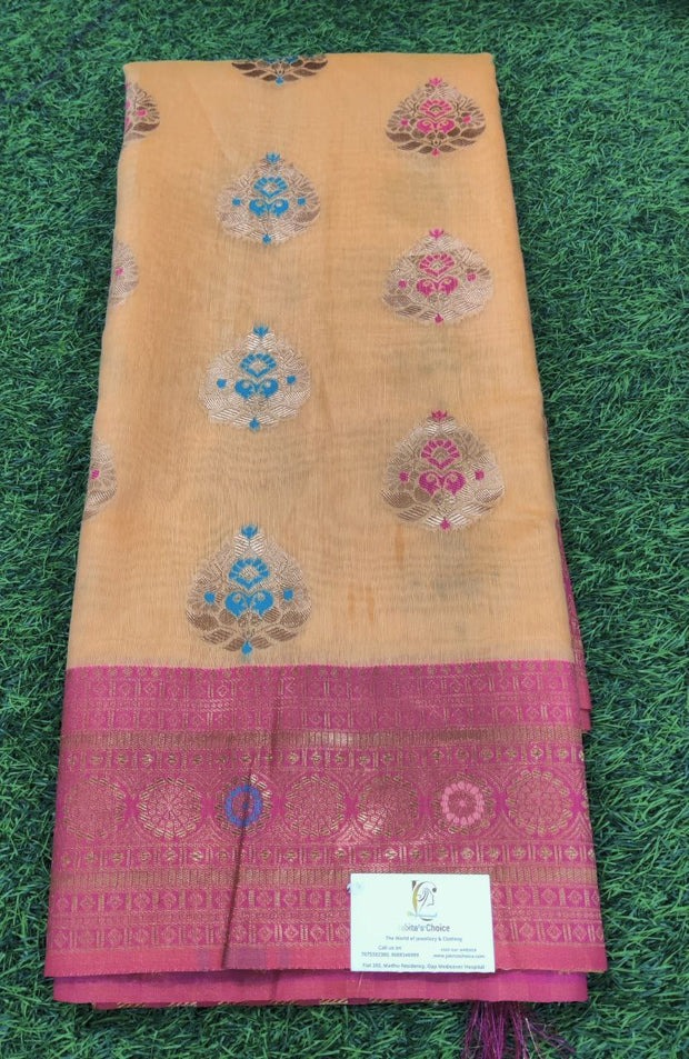 Orange Chanderi 11 J5-3E