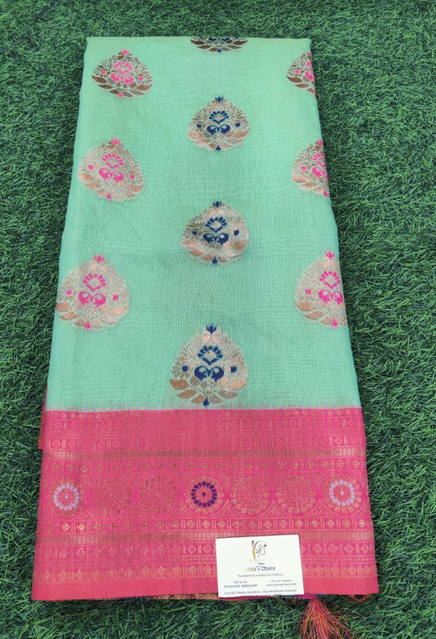 Green Chanderi 11 J5-2E