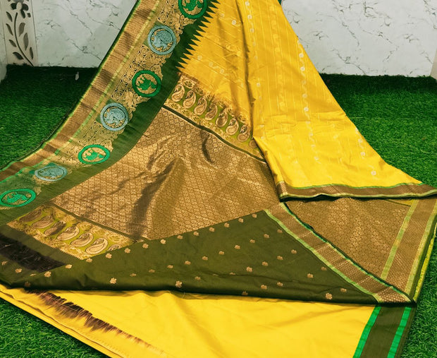 Yellow Hamdloom Gadwal Pattu 1APR3