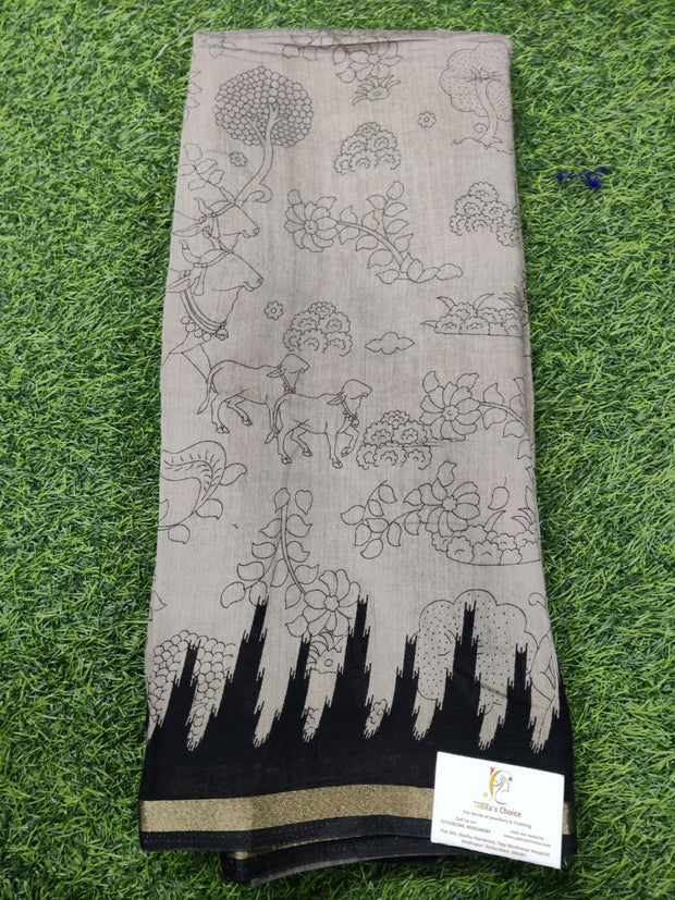 Beige Maheshwari 13 J5-11E
