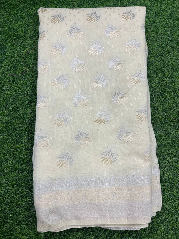 Cream Chanderi 15 J5-15E