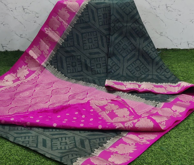 Green Dupiyana Pattu 13 G5-4