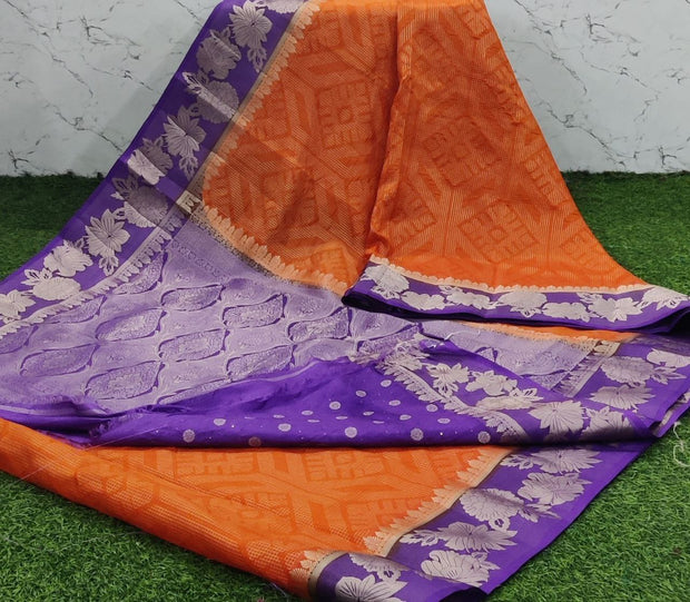 Orange Dupiyana Pattu 13 G5-3