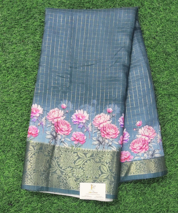 Blue Dola Georgette 7 D5-1E