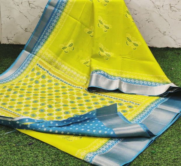 Yellow Mysore Crepe 21 J5-8