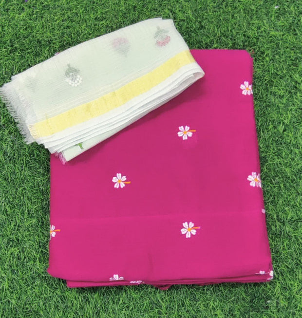 Pink Floral Cotton 11 D5-9E