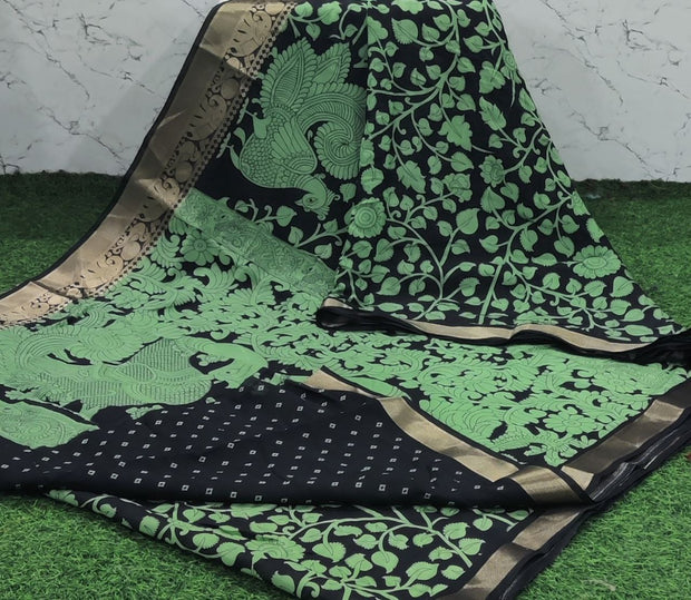 Black-Green Maheshwari 17 G5-11